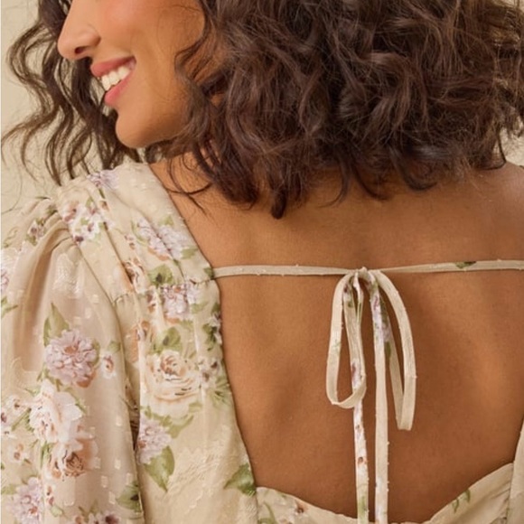 Altar’d State Floral Ruffle Dress - Picture 3 of 10